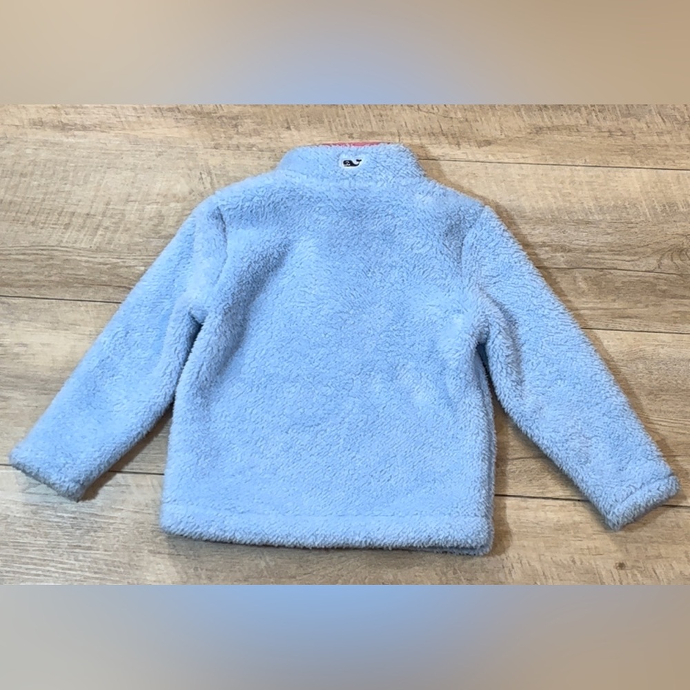 Vineyard Vines Toddler’s High Pile Soft Fleece 1/4 Zip Pullover Size 4T - Picture 6 of 6